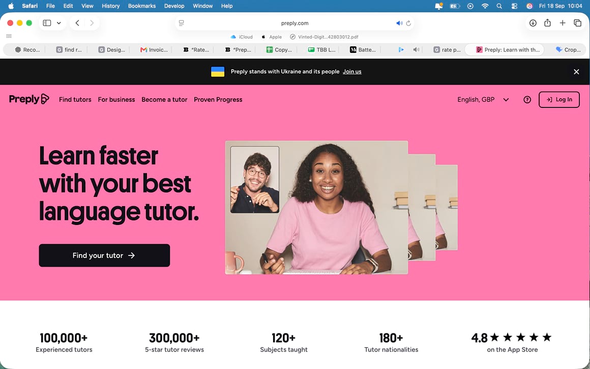 preply homepage