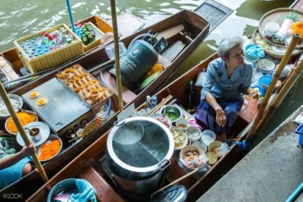 Floating Market in Bangkok