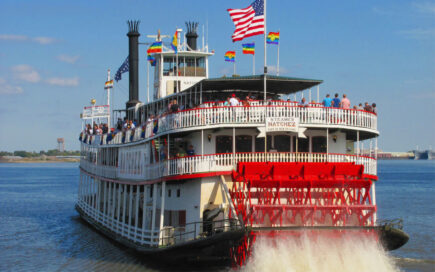 Ride the Steamboat Natchez in New Orleans.