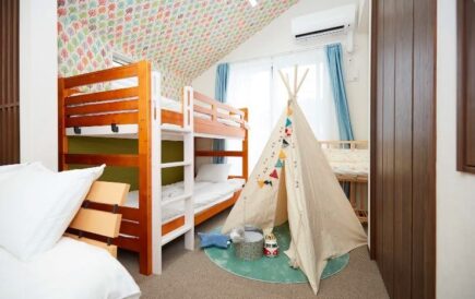 Modern house with tepee, Tokyo