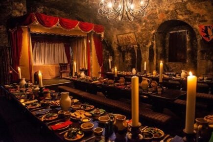 Attend a banquet at Dunguaire Castle