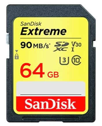 SanDisk Extreme 64GB SD Card