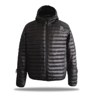 heated down jacket