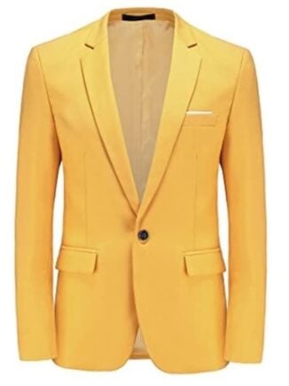 Mogu Mens Blazer Slim Fit Sport Coat