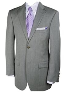 Paul Fredrick Mens Classic Fit Wool Travel Blazer