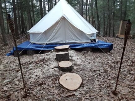 Yurt Tent Glamping, Maine
