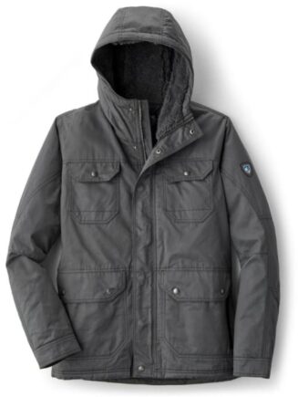 Youhan Mens Winter Thicken Coat Full Zip Polar Fleece Hood Jacket 