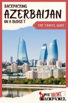 Backpacking Azerbaijan Travel Guide Pinterest Image