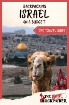 Backpacking Israel Travel Guide Pinterest Image