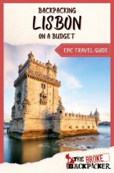 Backpacking Lisbon Travel Guide Pinterest Image