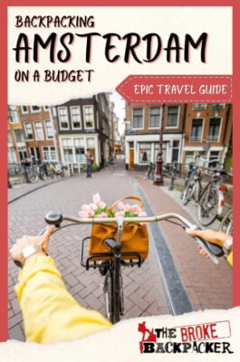 Backpacking Amsterdam Travel Guide Pinterest Image