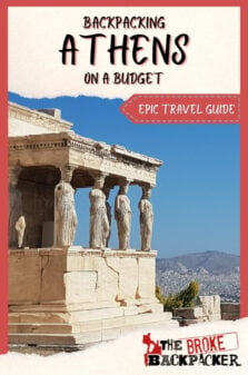 Backpacking Athens Travel Guide Pinterest Image