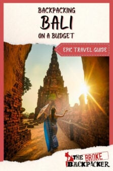 Backpacking Bali Travel Guide Pinterest Image