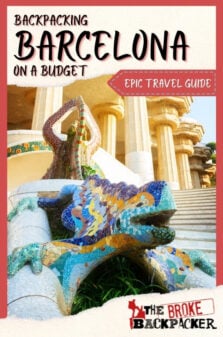 Backpacking Barcelona Travel Guide Pinterest Image