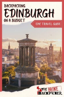Backpacking Edinburgh Travel Guide Pinterest Image