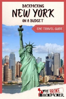 Backpacking New York City Travel Guide Pinterest Image