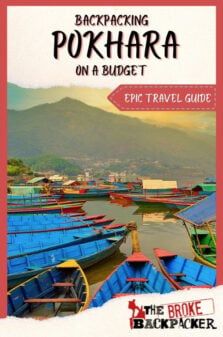 Backpacking Pokhara Travel Guide Pinterest Image