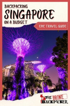 Backpacking Singapore Travel Guide Pinterest Image