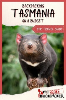 Backpacking Tasmania Travel Guide Pinterest Image