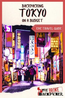 Backpacking Tokyo Travel Guide Pinterest Image