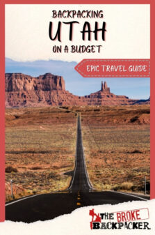 Backpacking Utah Travel Guide Pinterest Image