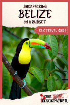 Backpacking Belize Travel Guide Pinterest Image