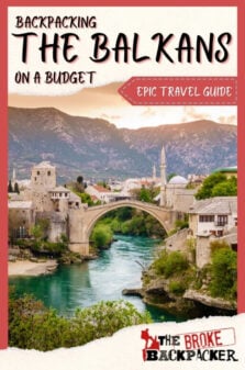 Backpacking Balkans Travel Guide Pinterest Image