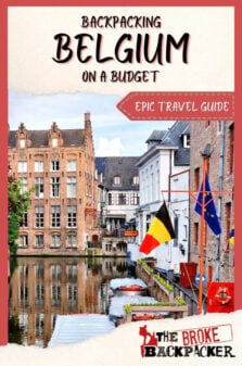 Backpacking Belgium Travel Guide Pinterest Image