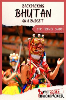 Backpacking Bhutan Travel Guide Pinterest Image
