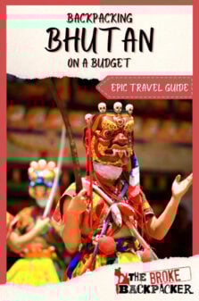 Backpacking Bhutan Travel Guide Pinterest Image