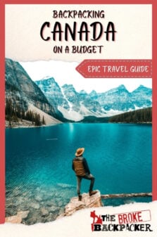 Backpacking Canada Travel Guide Pinterest Image