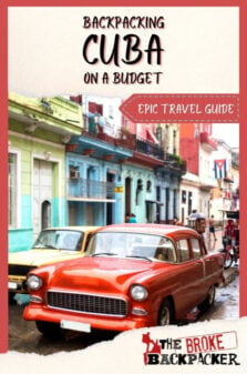 Backpacking Cuba Travel Guide Pinterest Image