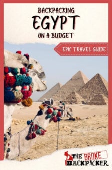 Backpacking Egypt Travel Guide Pinterest Image