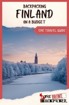 Backpacking Finland Travel Guide Pinterest Image