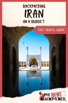 Backpacking Iran Travel Guide Pinterest Image