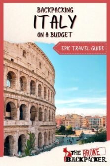 Backpacking Italy Travel Guide Pinterest Image