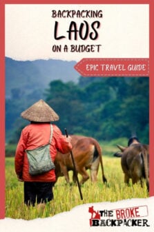 Backpacking Laos Travel Guide Pinterest Image
