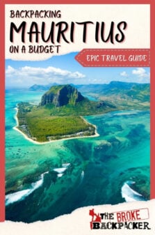 Backpacking Mauritius Travel Guide Pinterest Image