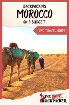 Backpacking Morocco Travel Guide Pinterest Image