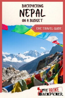 Backpacking Nepal Travel Guide Pinterest Image