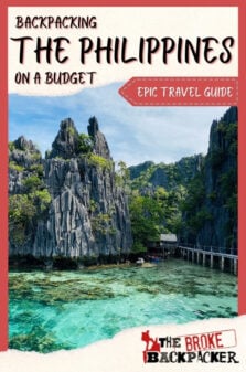 Backpacking Philippines Travel Guide Pinterest Image
