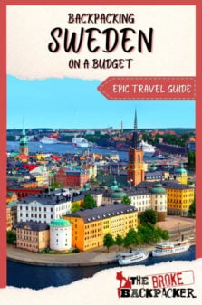 Backpacking Sweden Travel Guide Pinterest Image