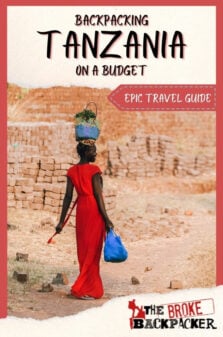 Backpacking Tanzania Travel Guide Pinterest Image