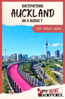 Backpacking Auckland Travel Guide Pinterest Image