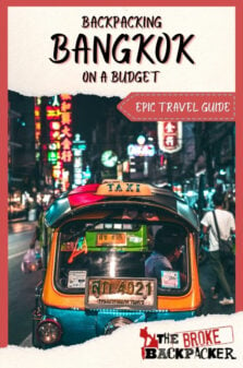 Backpacking Bangkok Travel Guide Pinterest Image
