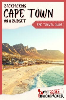 Backpacking Cape Town Travel Guide Pinterest Image