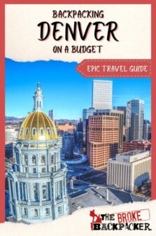 Backpacking Denver Travel Guide Pinterest Image