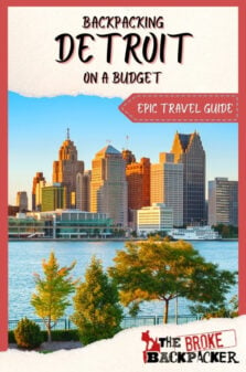 Backpacking Detroit Travel Guide Pinterest Image