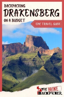 Backpacking Drakensberg Travel Guide Pinterest Image