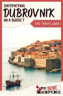Backpacking Dubrovnik Travel Guide Pinterest Image